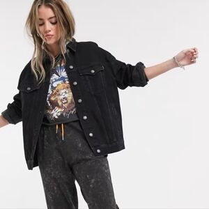 Bershka Oversized Denim Jacket